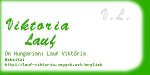 viktoria lauf business card